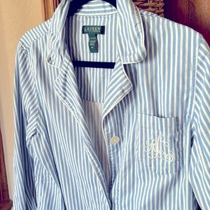 Lauren Ralph Lauren French Blue Night Shirt XL
